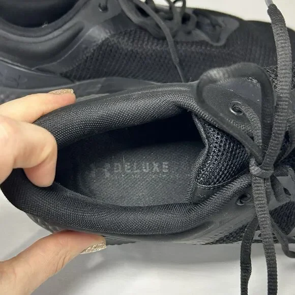 Under Armour Charged Escape 4 Black Black Mens Size 11.5 4E Running Shoe Sneaker - Picture 7 of 8